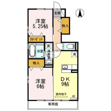 D-room向新庄の物件間取画像